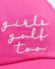 girls golf too cotton twill relaxed fit snapback hat - Image 6
