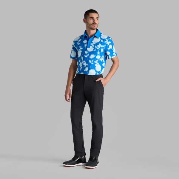 blur floral tech jersey polo - Image 3