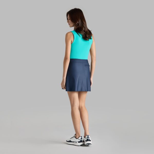 silky tech nylon sleeveless polo - Image 4
