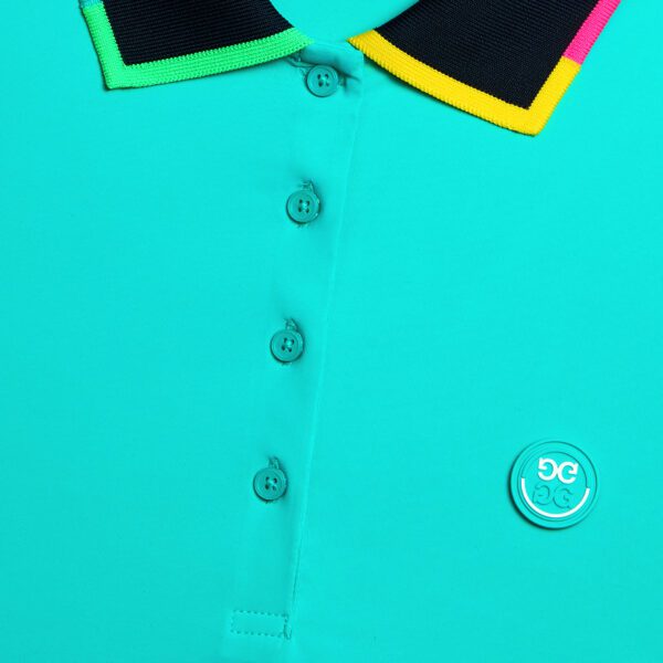 silky tech nylon sleeveless polo - Image 5