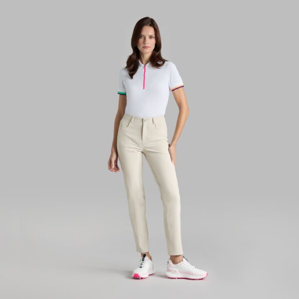 TECH PIQUÉ QUARTER ZIP POLO - Image 3
