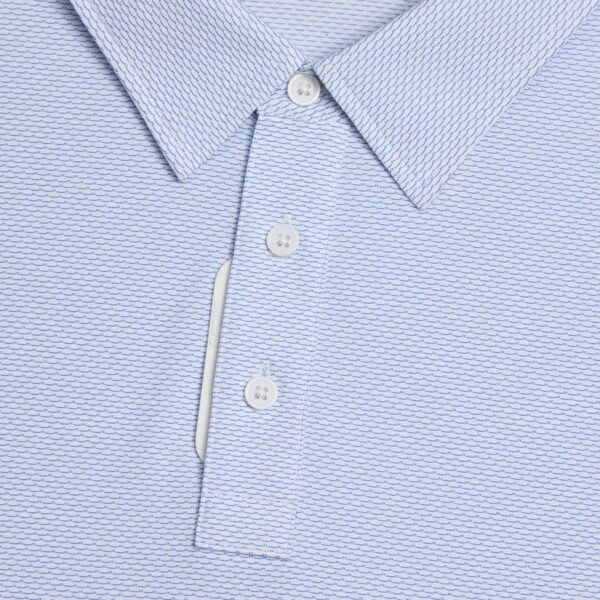FINE STRETCH JACQUARD POLO - Image 4