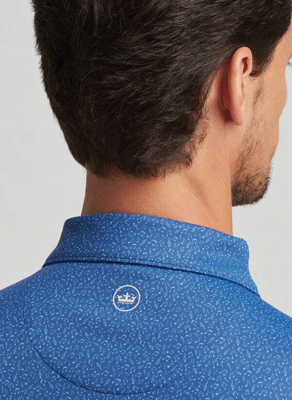 Musical Notes Performance Jersey Polo - Image 4