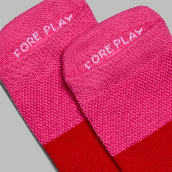 women's two tone fore play ankle sock - Image 2