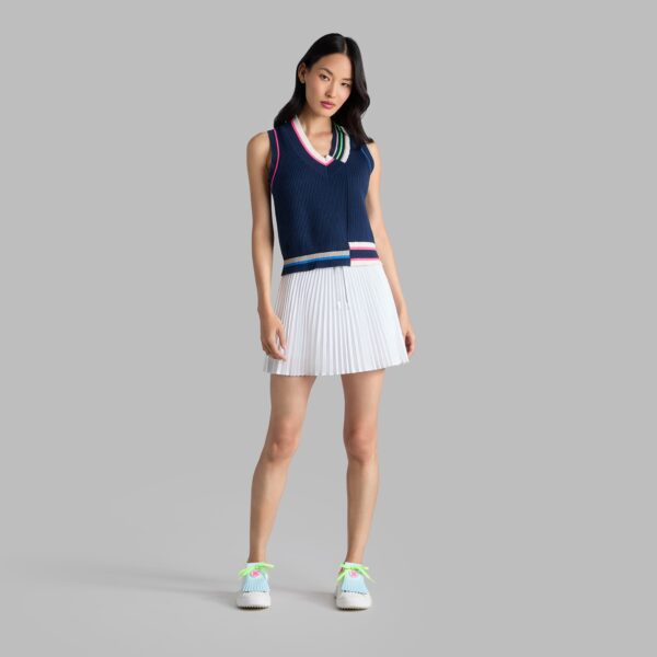 micro-pleat ops high waisted skort - Image 3