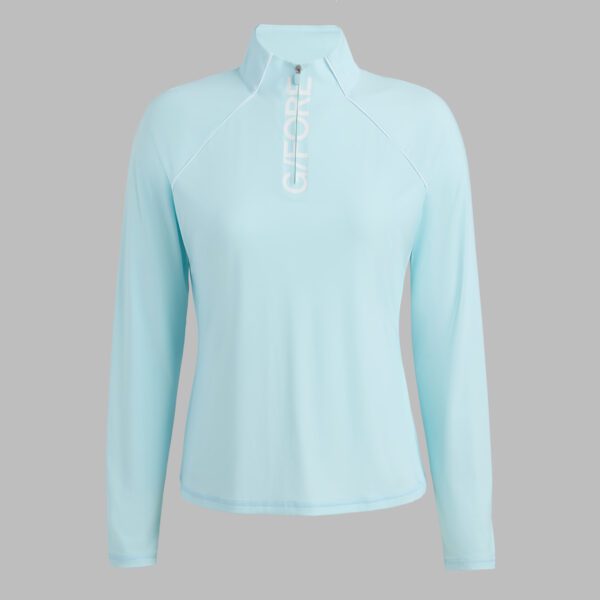 silky tech nylon raglan pullover - Image 7
