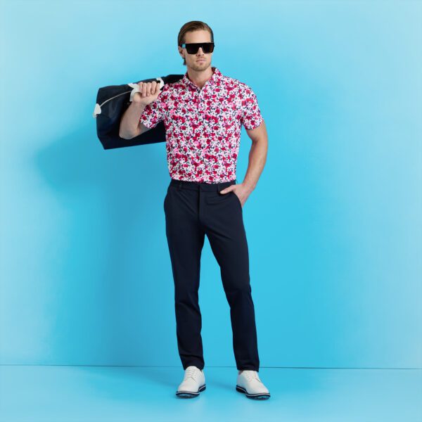 camo floral tech piqué polo - Image 2