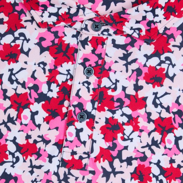camo floral tech piqué polo - Image 5