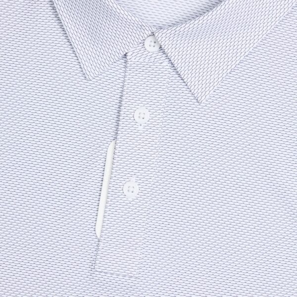 fine stretch jacquard polo - Image 10