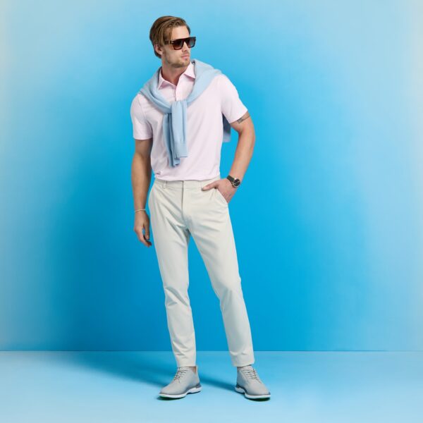 mélange ice nylon polo - Image 2
