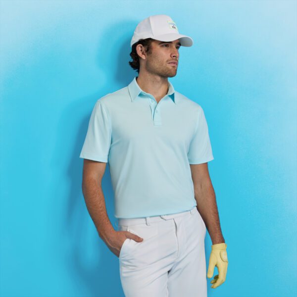 mélange ice nylon polo - Image 7