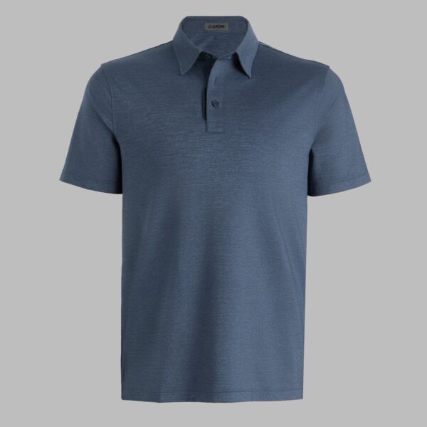 mélange ice nylon polo - Image 16