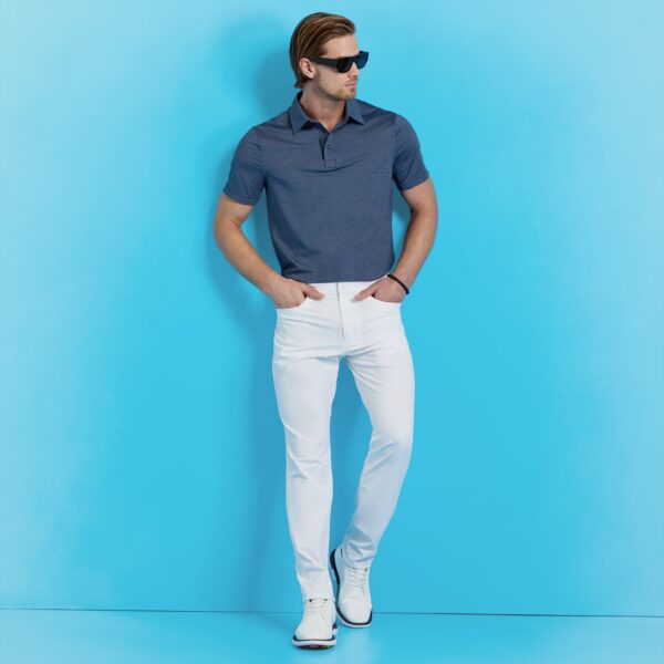 mélange ice nylon polo - Image 17