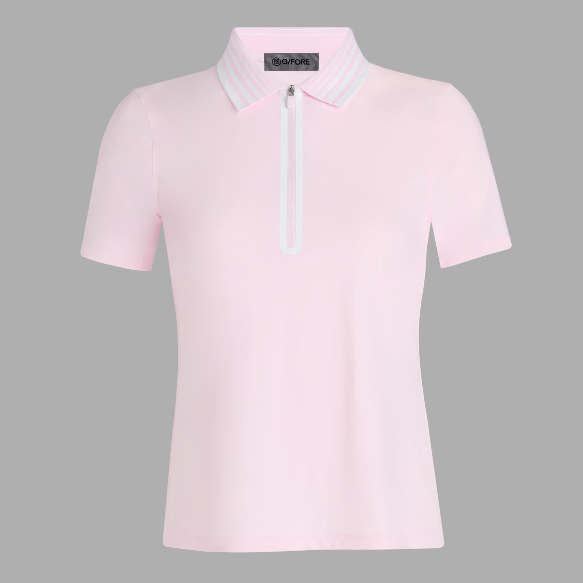 silky tech nylon quarter zip polo