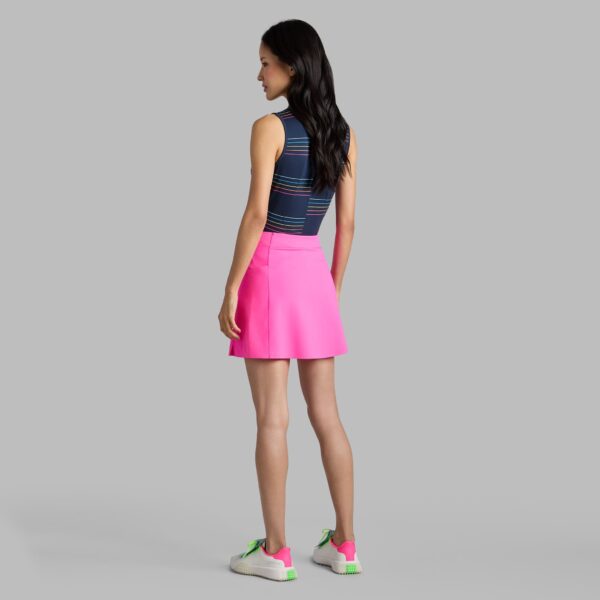split stripe tech piqué sleeveless polo - Image 4