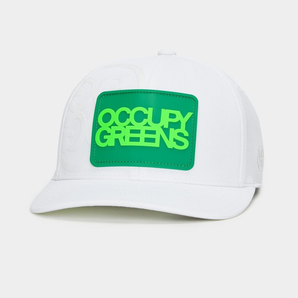occupy greens stretch twill snapback hat