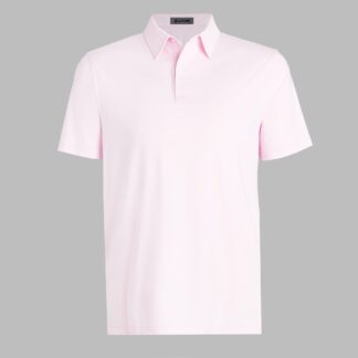 mélange ice nylon polo