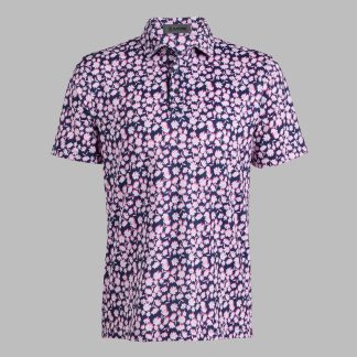optic floral tech jersey polo