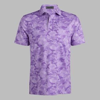icon camo tech stretch jersey polo