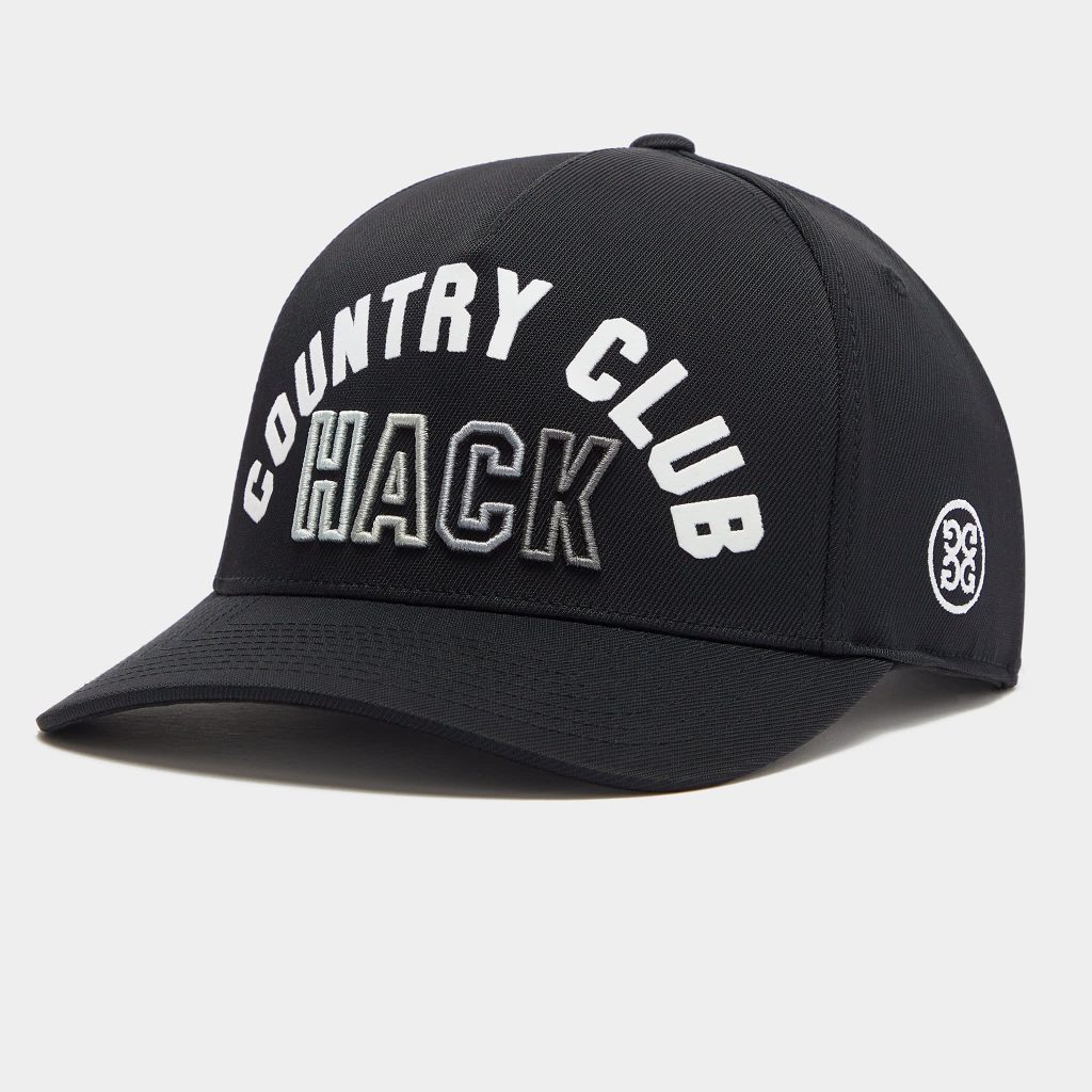 country club hack stretch twill snapback hat