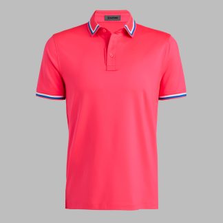 g/tab essential tech jersey banded sleeve polo