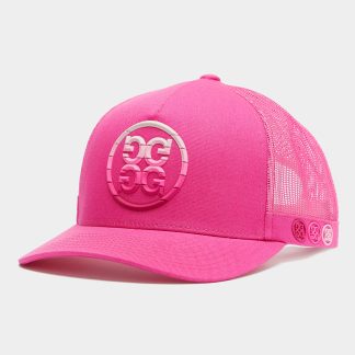circle g's ombre interlock knit trucker hat