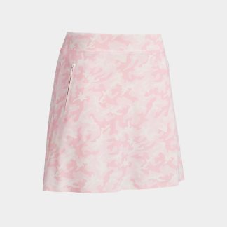 camo cooling nylon a-line skort