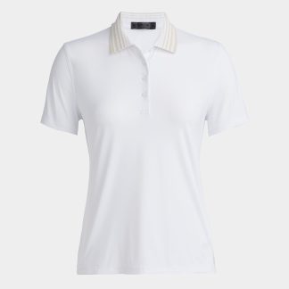 rib collar cooling nylon polo