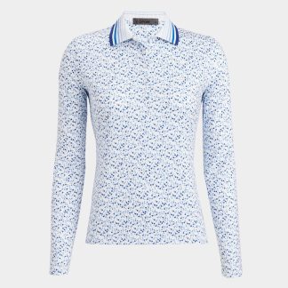 aye poppy tech jersey long sleeve polo