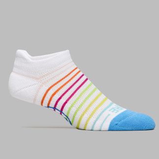 women's multi stripe ankle sock