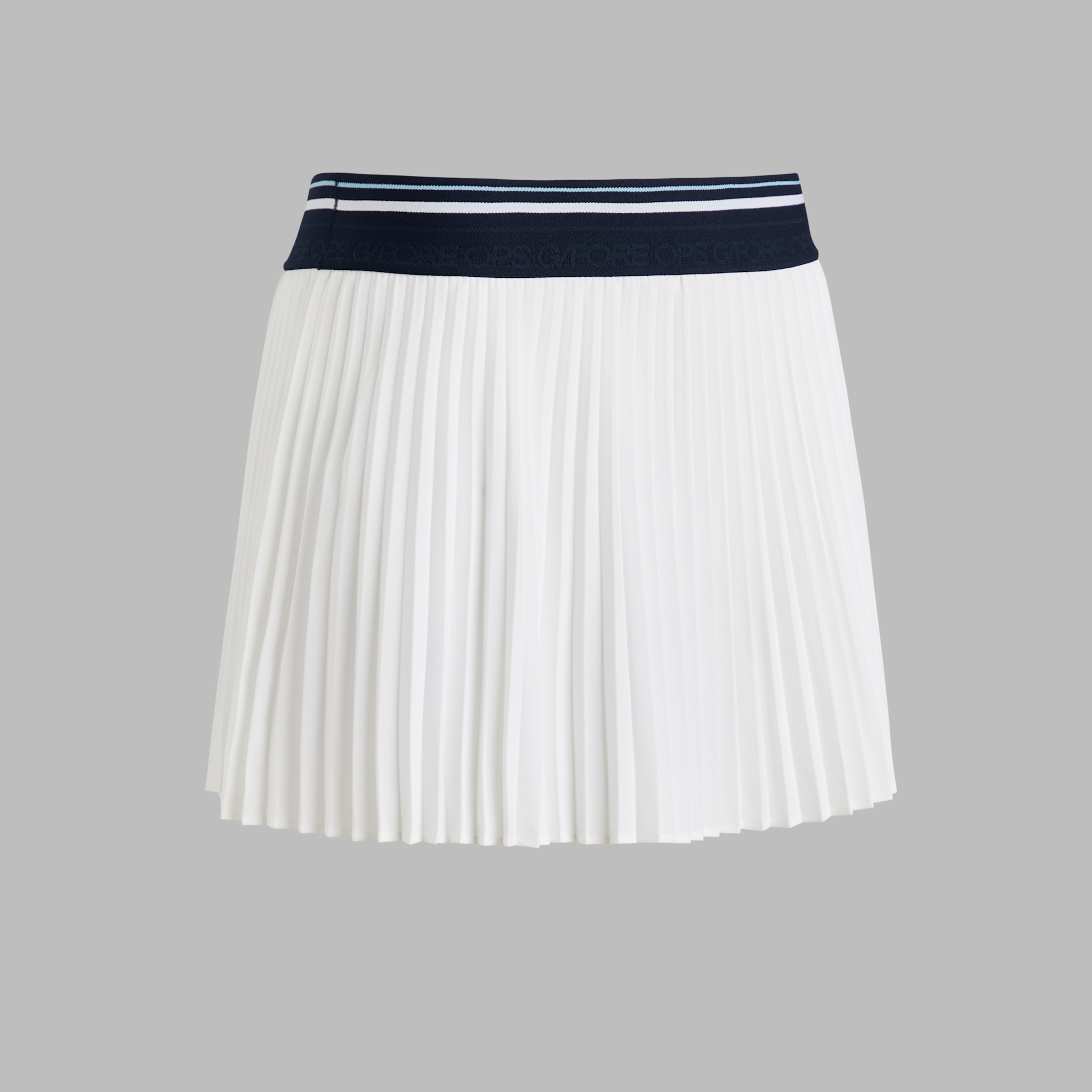 micropleat stretch woven highwaisted skort