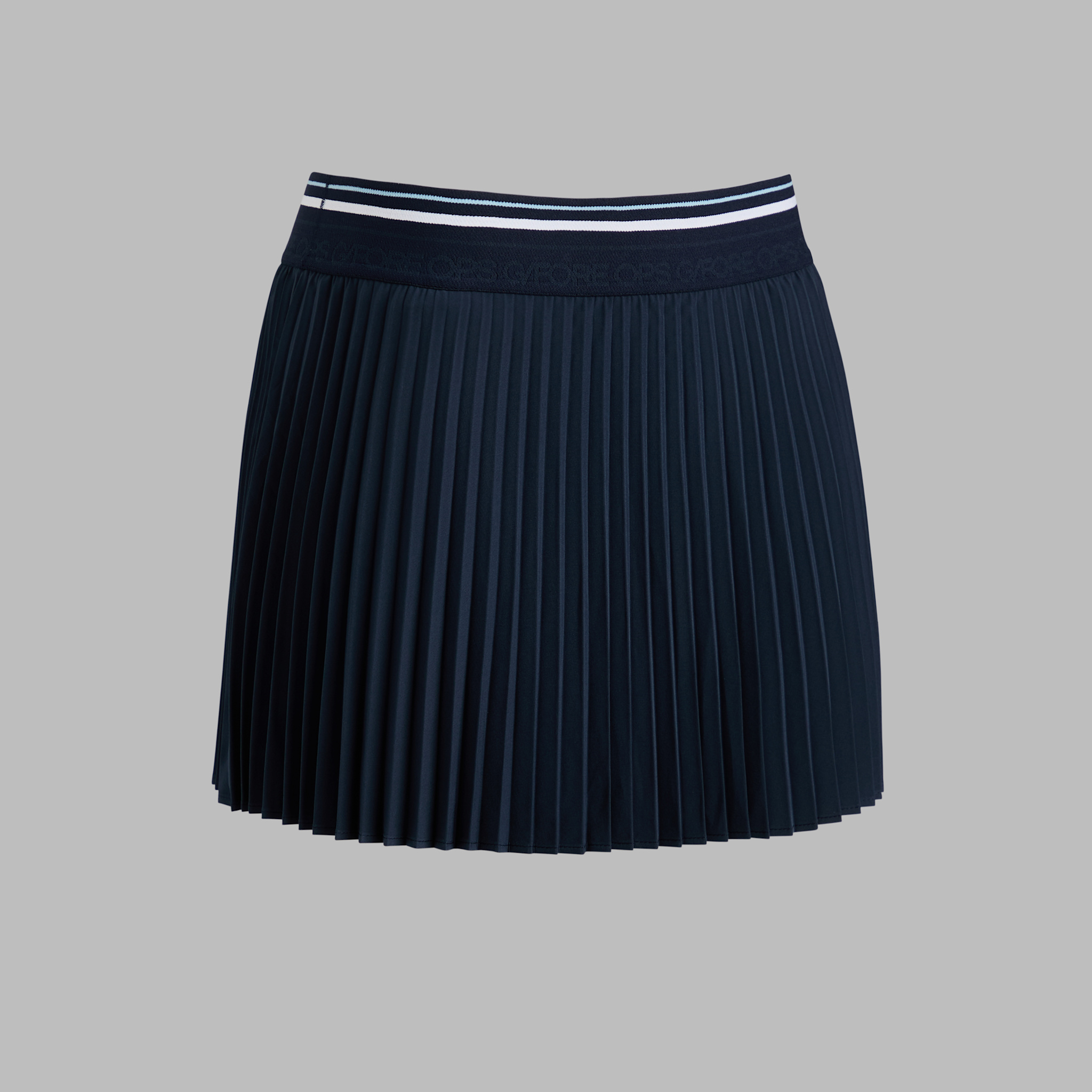 micropleat stretch woven highwaisted skort
