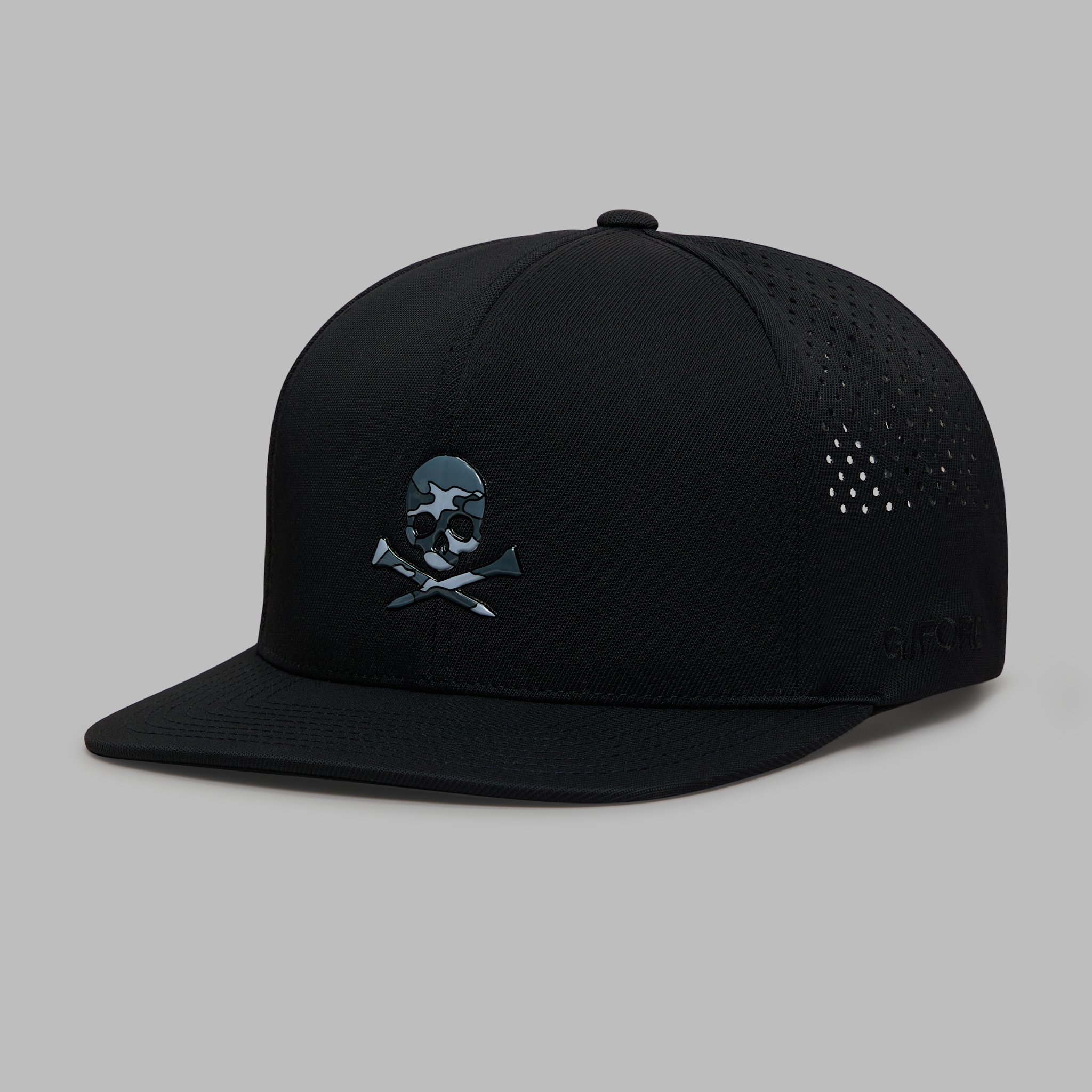 skull & tees perforated delta hat