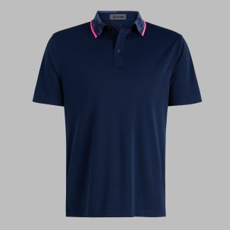camo collar performance piqué polo