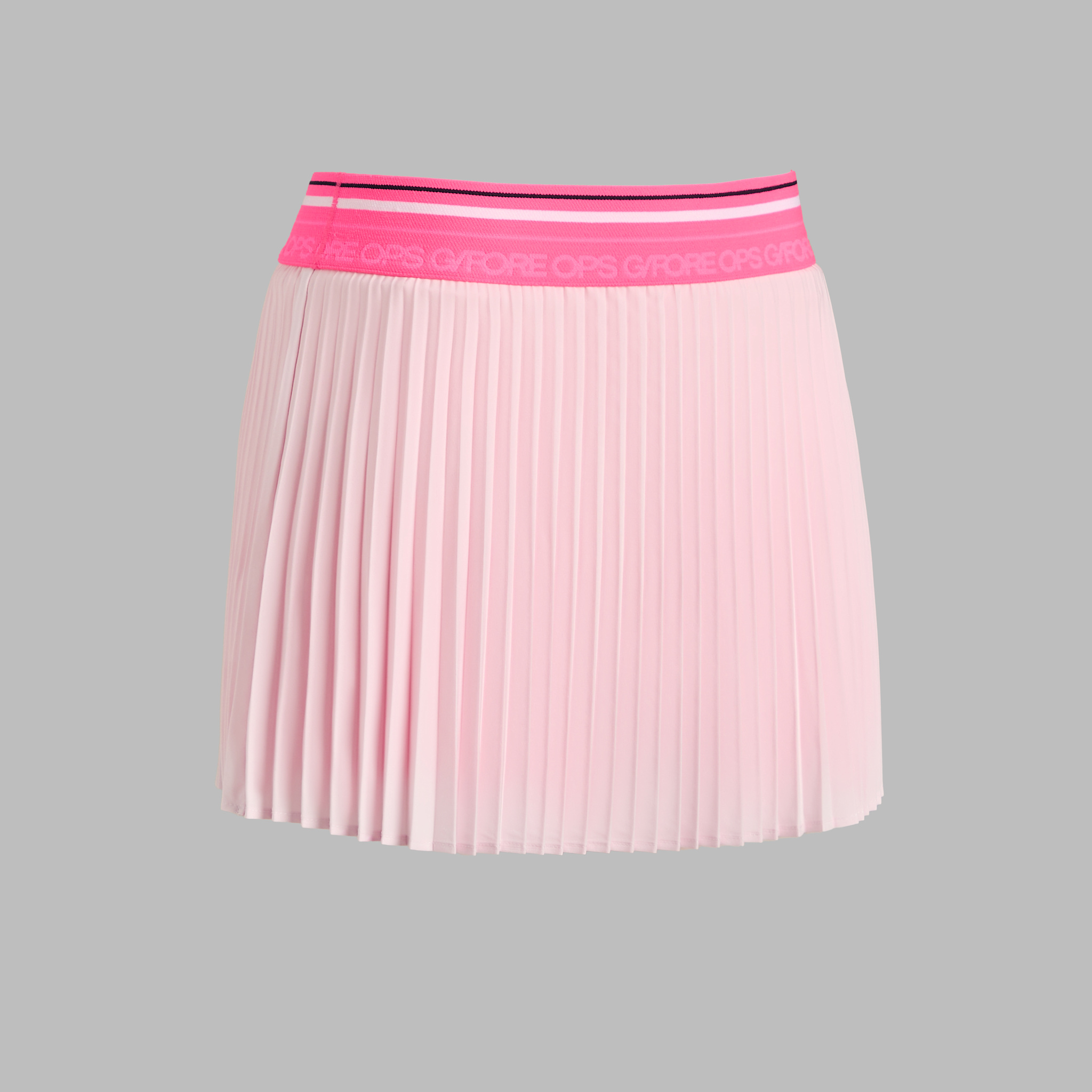 micropleat stretch woven highwaisted skort