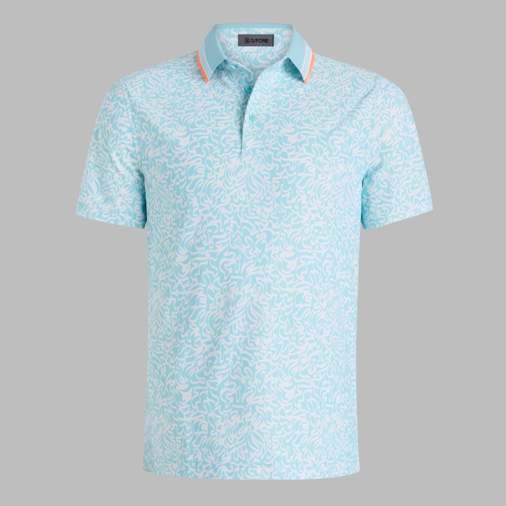 scribble tech jersey polo