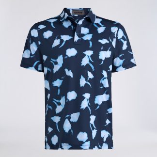 ghost floral tech jersey polo