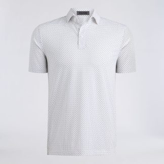 all play foulard geo stretch knit polo