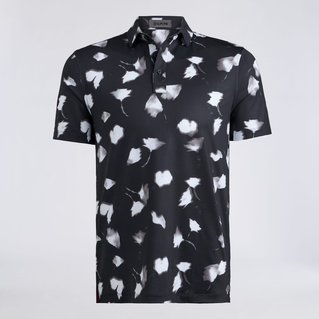 ghost floral tech jersey polo